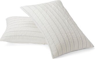 Casper Set of 2 Pinstripe Pillow Shams