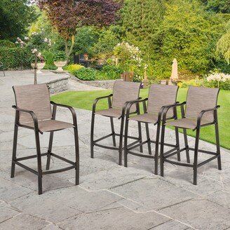 VredHom Outdoor Aluminum Bar Stool Set