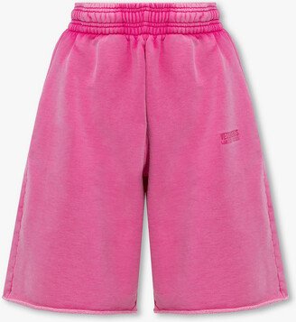 Shorts With Logo - Pink-AD