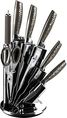 Berlinger Haus 8-Piece Knife Set with Acrylic Stand Carbon Collection