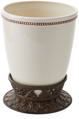 G G Collection Ceramic Wastebasket