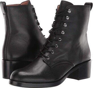 The Patti Lace-Up Boot (True Black) Women's Shoes