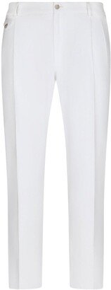 Tapered Cotton Trousers-AF