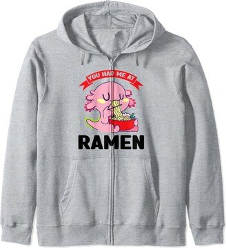 South Korea Ramen Merch Gift Ideas you had me at ramen Anime Merch Zip Hoodie