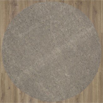 Dual Surface Thin Lock Gray 8' x 8' Round Rug Pad