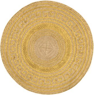 Washein Golden Straw Placemats Set Of 4