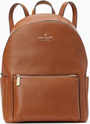 Leila Pebbled Leather Large Dome Backpack