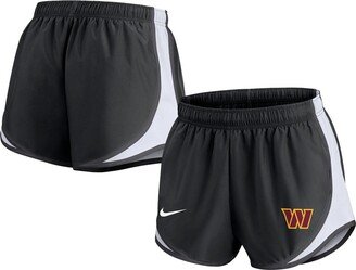 Women's Black Washington Commanders Performance Tempo Shorts