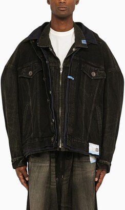 multi-layer denim jacket