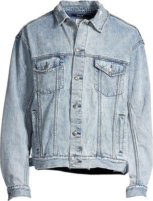 Acid Trip Oversized Denim Jacket