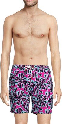 Floral Print Swim Shorts-AC