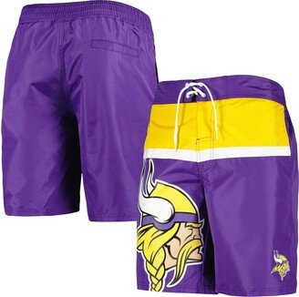 Men's G-iii Sports by Carl Banks Purple Minnesota Vikings Sea Wind Swim Trunks