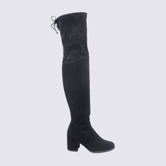 Black Suede Tieland Boots