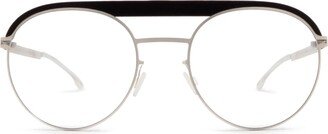 Ml01 Mh49 Pitch Black/matte Silver Glasses