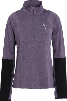 W Seasons 1/2 Zip Polypropylene T-shirt Purple