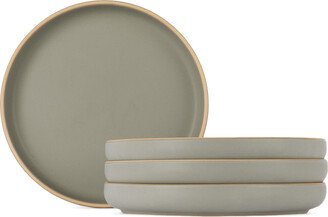 Lineage Ceramics Gray Deep Dinner Plate, 4 pcs