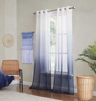 Shadow Set of 2 Ombré Sheer Panel Curtains