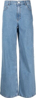 Nini high-rise wide-leg jeans