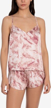 Women's Bali Tie Dye Chiffon Cami-Tap Set