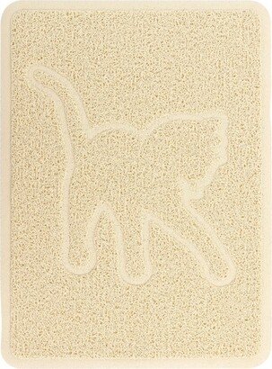 Everyday Pet Elements 18.5 x 13.78 Inch Cat Silhouette Placemat in Tan