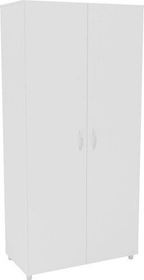 Santa Fe 2 Door Storage Cabinet White - Polifurniture