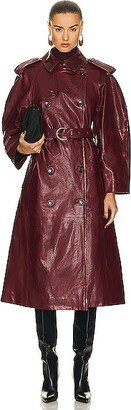 Marlowe Coat in Burgundy