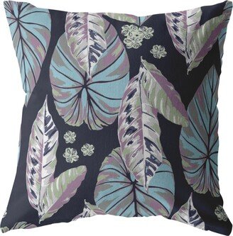 Amrita Sen Designs Tropics Broadcloth Indoor Outdoor Blown and Closed Pillow