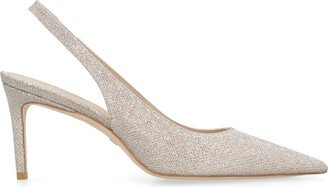 Stuart Fabric Slingback Pumps