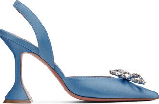 Blue Begum Slingback Heels