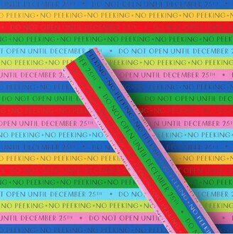 25 sq ft 'No Peeking' Christmas Gift Wrap Rainbow - Wondershop™