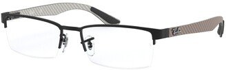 RX8412 Unisex Rectangle Eyeglasses