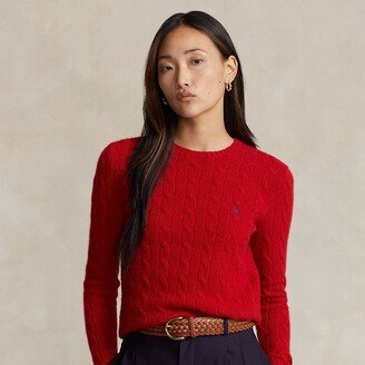 Cable-Knit Wool-Cashmere Sweater-AR