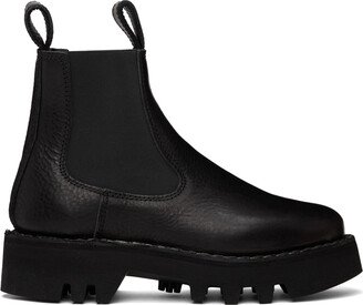 Black Foal Chelsea Boots