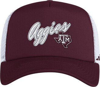 Men's Maroon Texas A&M Aggies Script Trucker Snapback Hat