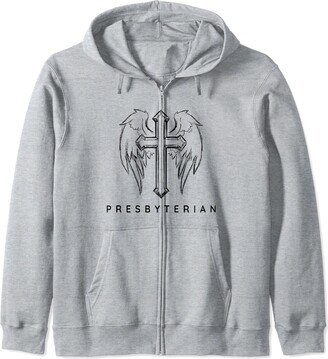 Presbyterian Church. Presbyterianism Christianity Presbyterians Classy Christian Presbyterian Modern Font Zip Hoodie