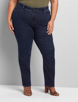 Curvy Fit Mid-Rise Straight Jean