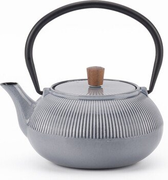 Minimal Enameled Cast Iron Teapot - Line-AB