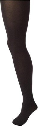 Opaque Tights with Control Top 2-Pair Pack (Graphite Heather) Hose