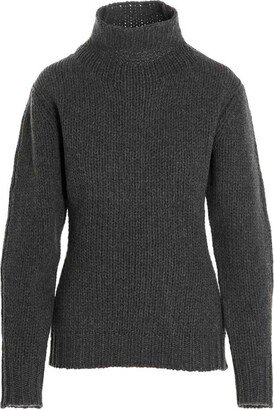 Discovery Back Turtleneck Knitted Jumper-AA