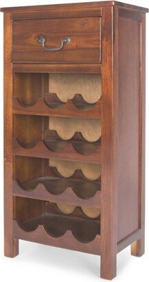 Eirinn Wine Rack - Dark Oak