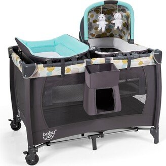 Babyjoy 4 in 1 Convertible Portable Baby Playard - See Details