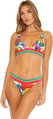 Fontaine Reversible Halter Bra (Multi) Women's Swimwear