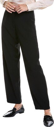 Wool-Blend Straight Pant