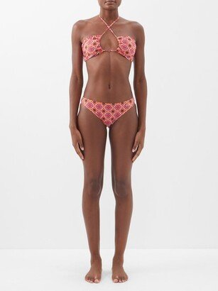 Printed Halterneck Bikini