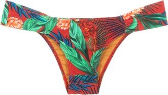 Ritz botanical-print bikini bottoms