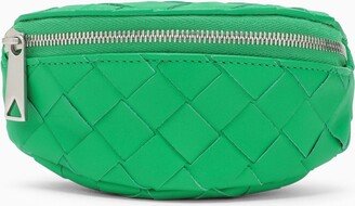 Green Intrecciato Wrist Pouch