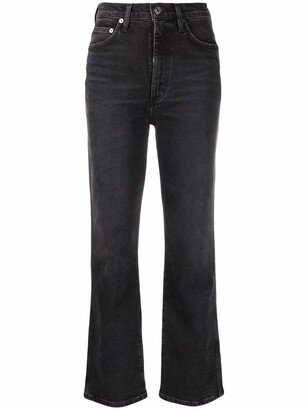 High-Rise Flared Jeans-AG