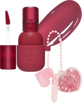 Jelly Charm Glazed Lip Stain & Blush With Keychain