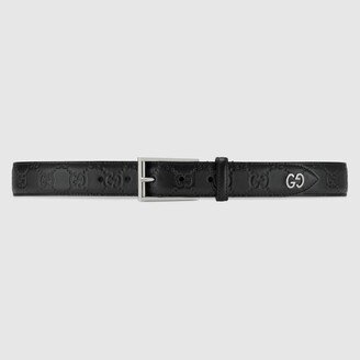 Signature belt with GG detail