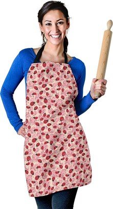 Ladybug Pattern Apron - Printed Print Custom With Name/Monogram Perfect Gift For Lover-AA